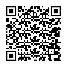 Kod QR dla numeru telefonu +12404036548