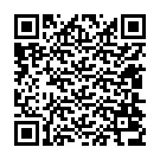 QR-koodi puhelinnumerolle +12404036554