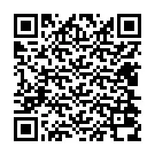 QR-код для номера телефона +12404038866