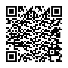 QR kód a telefonszámhoz +12404038869