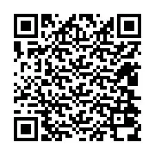 QR kód a telefonszámhoz +12404038871