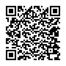 QR Code สำหรับหมายเลขโทรศัพท์ +12404038875