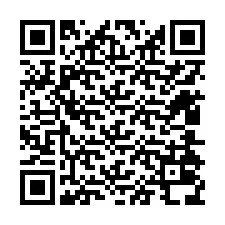 Código QR para número de teléfono +12404038881