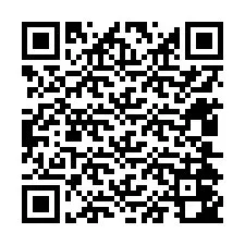 Código QR para número de teléfono +12404042890