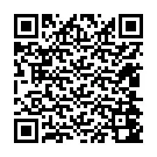 Código QR para número de telefone +12404042891