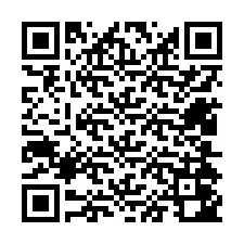 Código QR para número de teléfono +12404042897