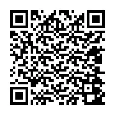 QR-koodi puhelinnumerolle +12404042898