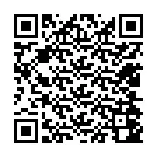 Codice QR per il numero di telefono +12404042899