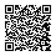 Código QR para número de teléfono +12404204362