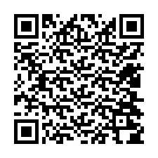 QR код за телефонен номер +12404204369