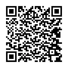 QR-koodi puhelinnumerolle +12404204372