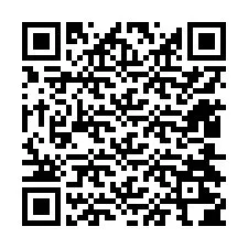 電話番号のQRコード +12404204385