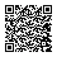 QR-код для номера телефона +12404206726