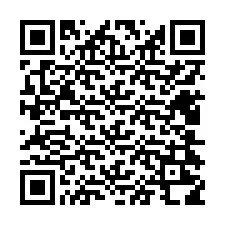 Codice QR per il numero di telefono +12404218092