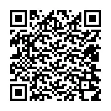 QR-код для номера телефона +12404218099