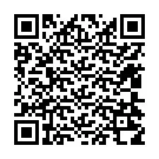 QR-koodi puhelinnumerolle +12404218101