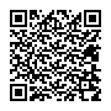 QR Code สำหรับหมายเลขโทรศัพท์ +12404218103