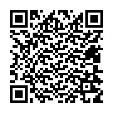 Código QR para número de teléfono +12404219107