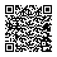 Código QR para número de telefone +12404222727