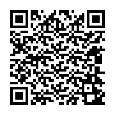 Código QR para número de telefone +12404242554