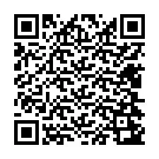 QR Code สำหรับหมายเลขโทรศัพท์ +12404243166