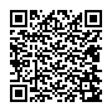 QR-код для номера телефона +12404243582