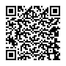 Código QR para número de teléfono +12404244114