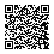 Codice QR per il numero di telefono +12404244274