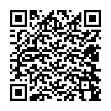 QR-код для номера телефона +12404244639