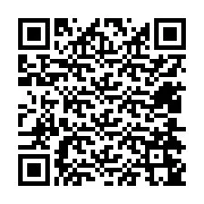 Código QR para número de teléfono +12404245987