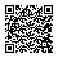 Código QR para número de telefone +12404249781