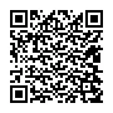 QR-code voor telefoonnummer +12404257131