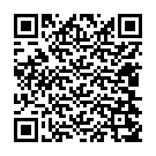 QR-код для номера телефона +12404257134