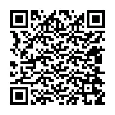 電話番号のQRコード +12404259894