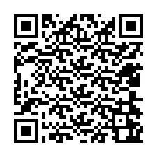 QR Code สำหรับหมายเลขโทรศัพท์ +12404262008