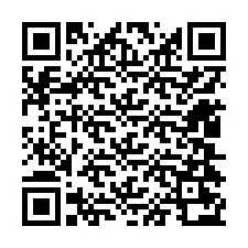 QR-koodi puhelinnumerolle +12404272175