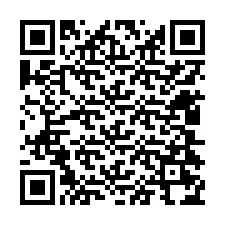 電話番号のQRコード +12404274164