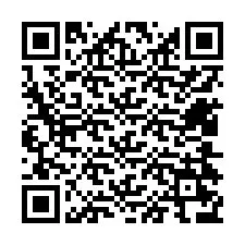 Kode QR untuk nomor Telepon +12404276487