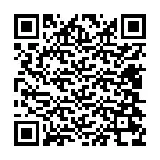 Kode QR untuk nomor Telepon +12404278176