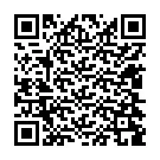 QR-koodi puhelinnumerolle +12404289164