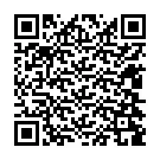 QR код за телефонен номер +12404289170