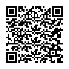 QR-код для номера телефона +12404309121