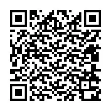 QR kód a telefonszámhoz +12404320904