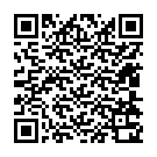 電話番号のQRコード +12404320905
