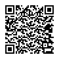 Kod QR dla numeru telefonu +12404333433