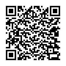 QR Code สำหรับหมายเลขโทรศัพท์ +12404333434