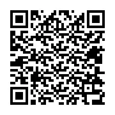 QR код за телефонен номер +12404336913