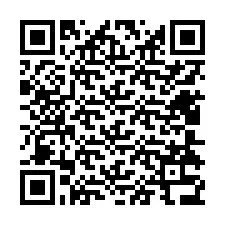 QR код за телефонен номер +12404336916