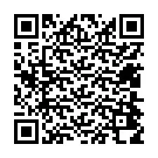 Código QR para número de teléfono +12404418247