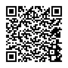 QR-код для номера телефона +12404442049